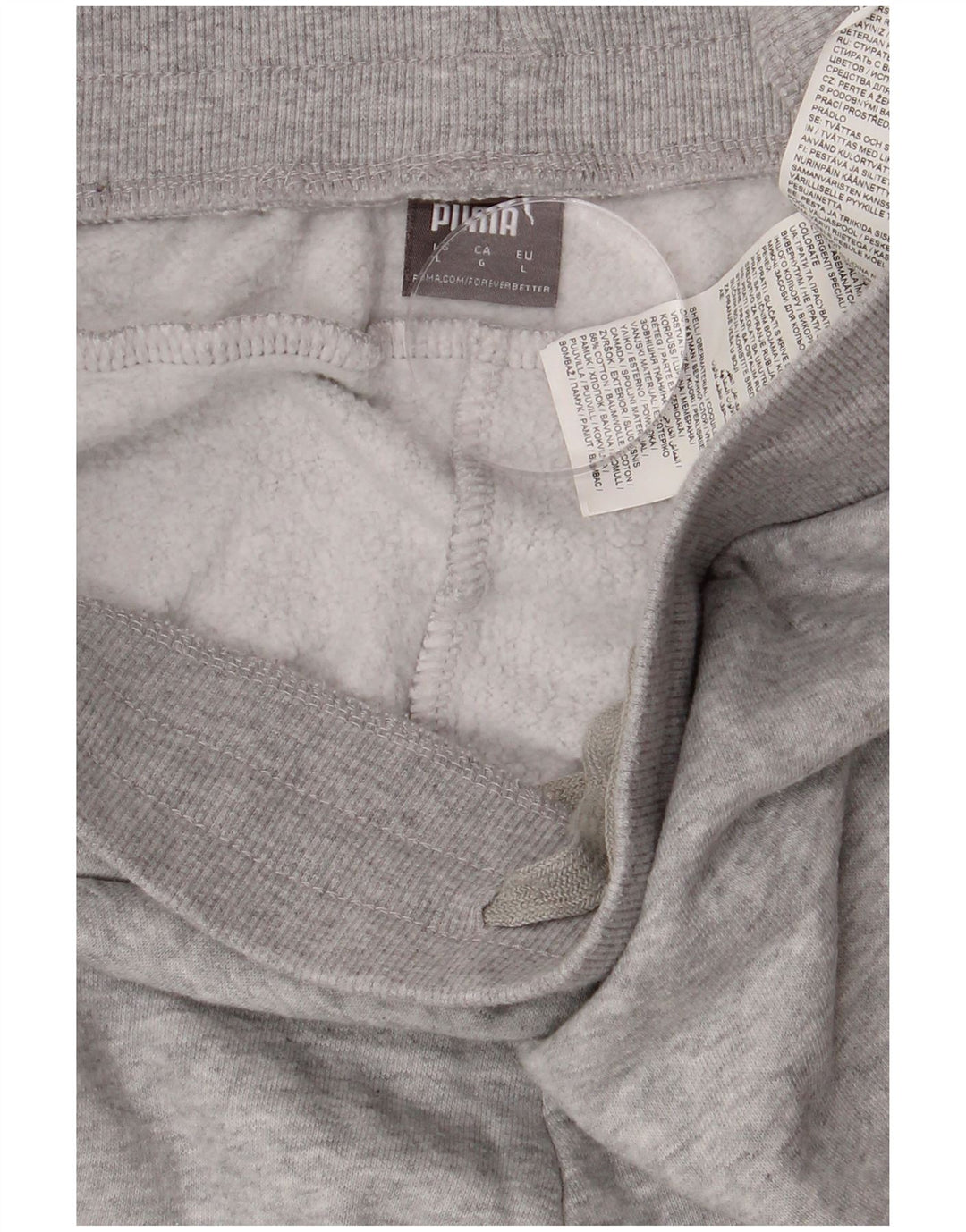 Puma Herren-Trainingshose, Jogginghose, groß, grau geflecktes Polyester