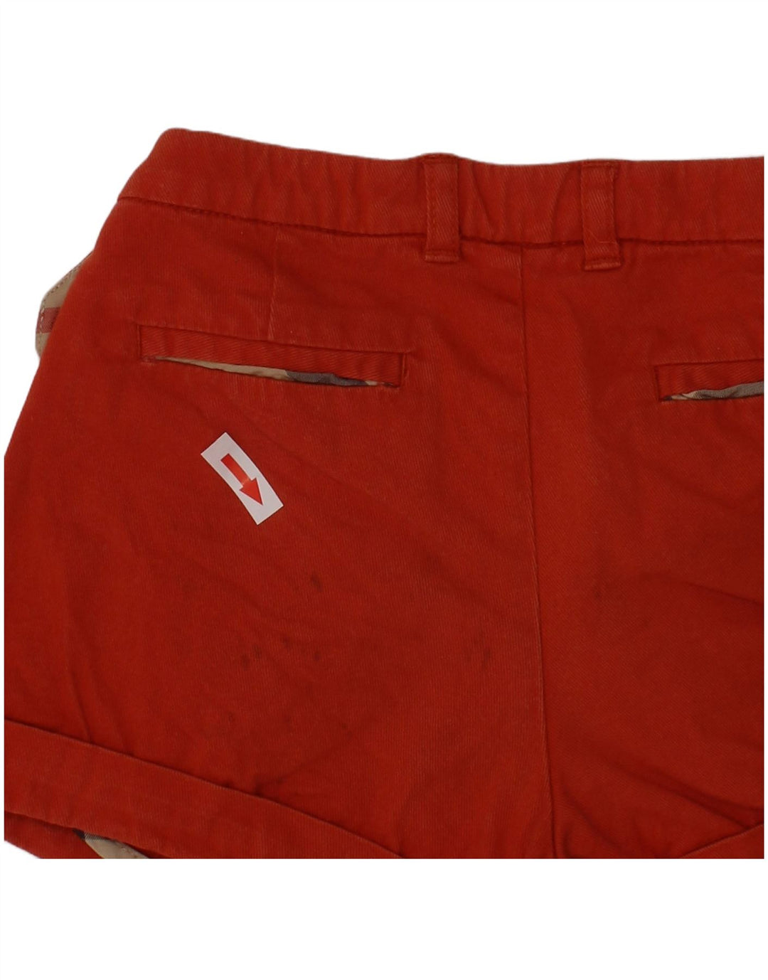 Burberry Chino-Shorts für Mädchen, 5–6 Jahre, W22, rot, Baumwolle, klassisch