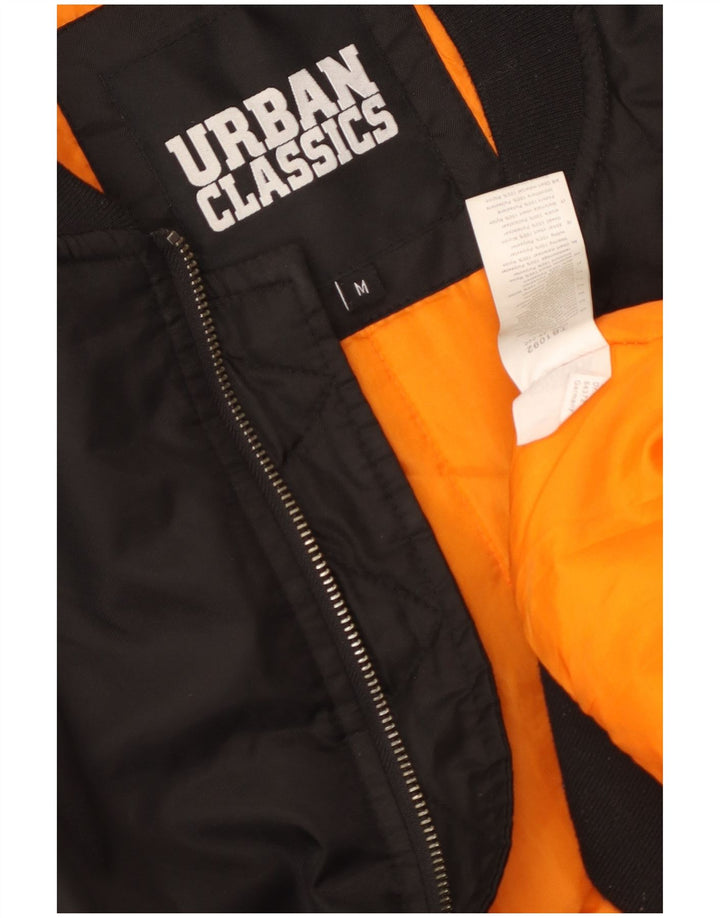 Urban Classics Damen-Windbreaker-Mantel UK 14 Mittelschwarzes Nylon