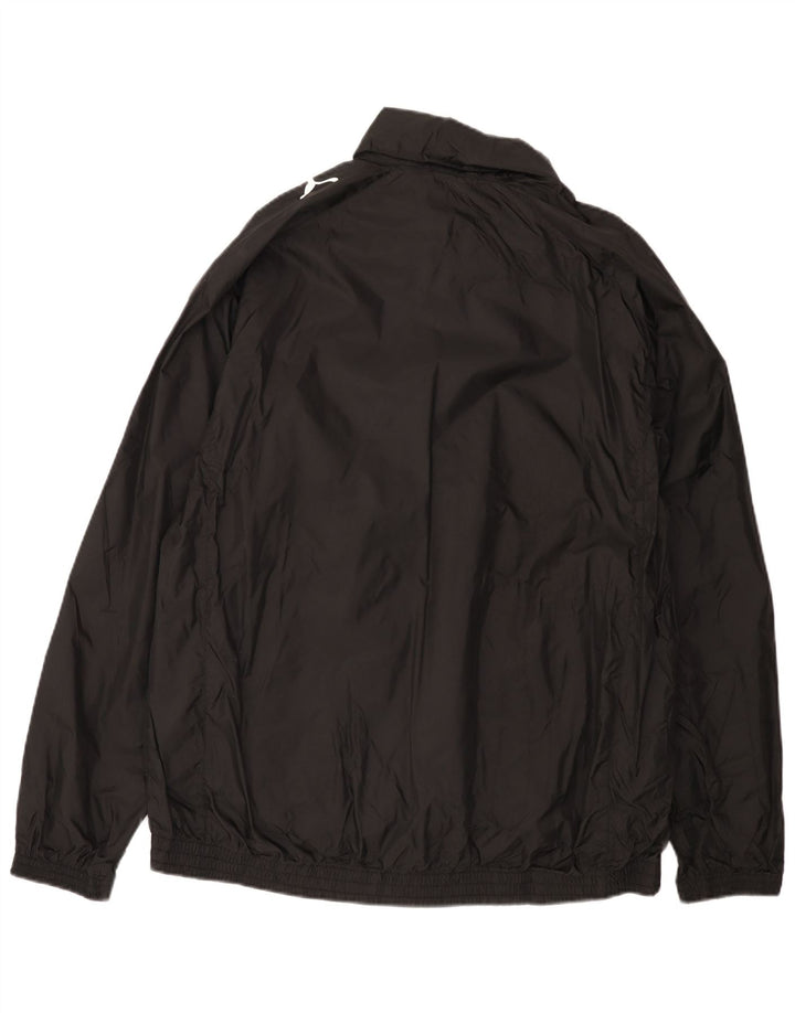 Puma Herren Regenjacke UK 42 XL Schwarz Colourblock Nylon