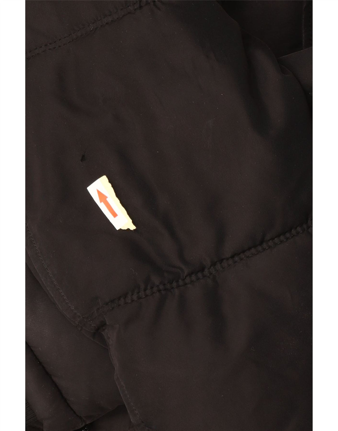 Zara Herren-Mantel mit Kapuze, gepolstert, Größe 36, Größe S, Schwarz, Polyester