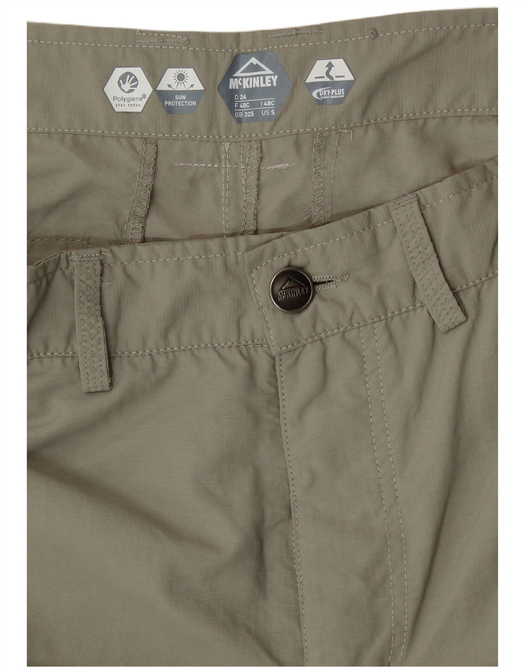 MC Kinley Gerade Herren-Cargohose W32 L30 Beige Polyamid