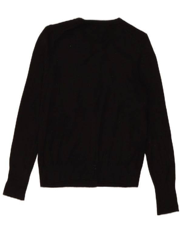 Zara Damen-Cardigan-Pullover UK 10 Small Schwarz