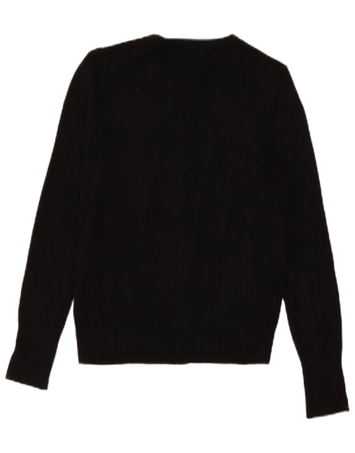 Zara Damen-Cardigan-Pullover UK 10 Small Schwarz