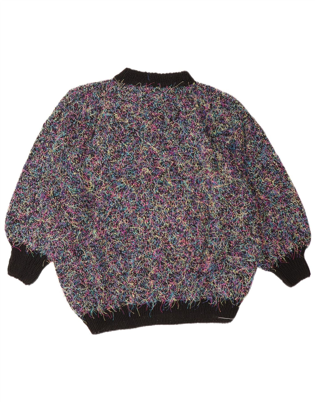 Vintage Damen Übergroßer Rollkragenpullover Pullover UK 18 XL Mehrfarbig