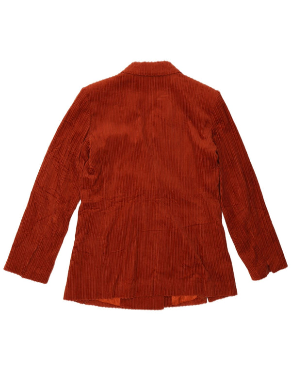 Sisley Damen Cord-Blazerjacke UK 12 Mittelbraun