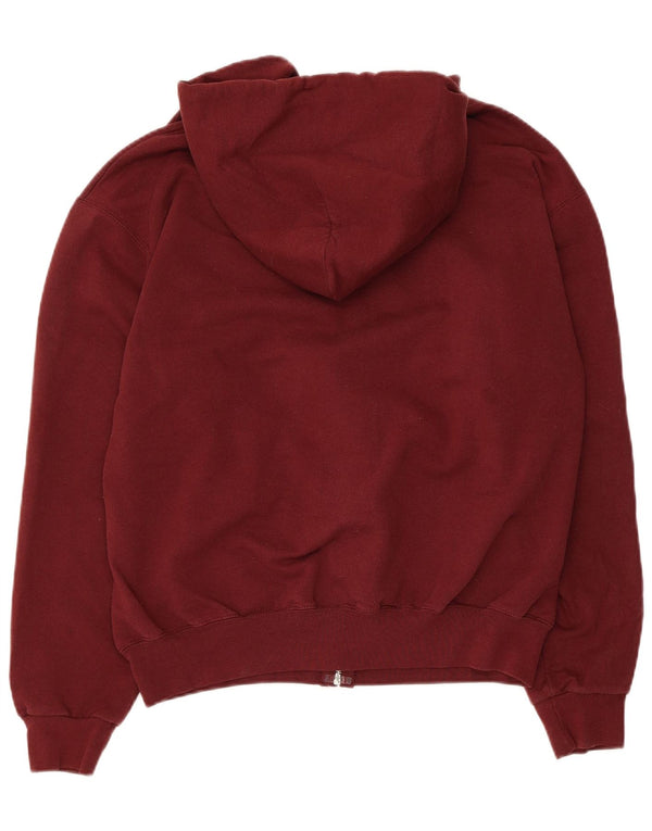 Champion Damen-Kapuzenpullover mit grafischem Reißverschluss, Gr. 14, mittleres Kastanienbraun