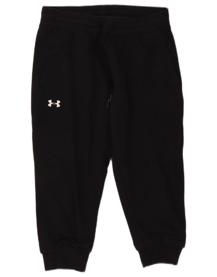 Under Armour Herren Capri-Trainingshose, Jogginghose, Größe S, Schwarz, Baumwolle
