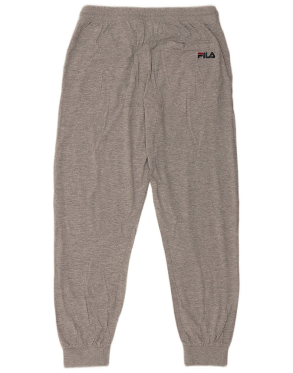 Fila Herren-Trainingshose, Jogginghose, groß, graue Baumwolle