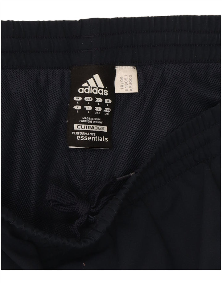 ADIDAS Mens Clima 365 Sport Shorts Large  Navy Blue Polyester