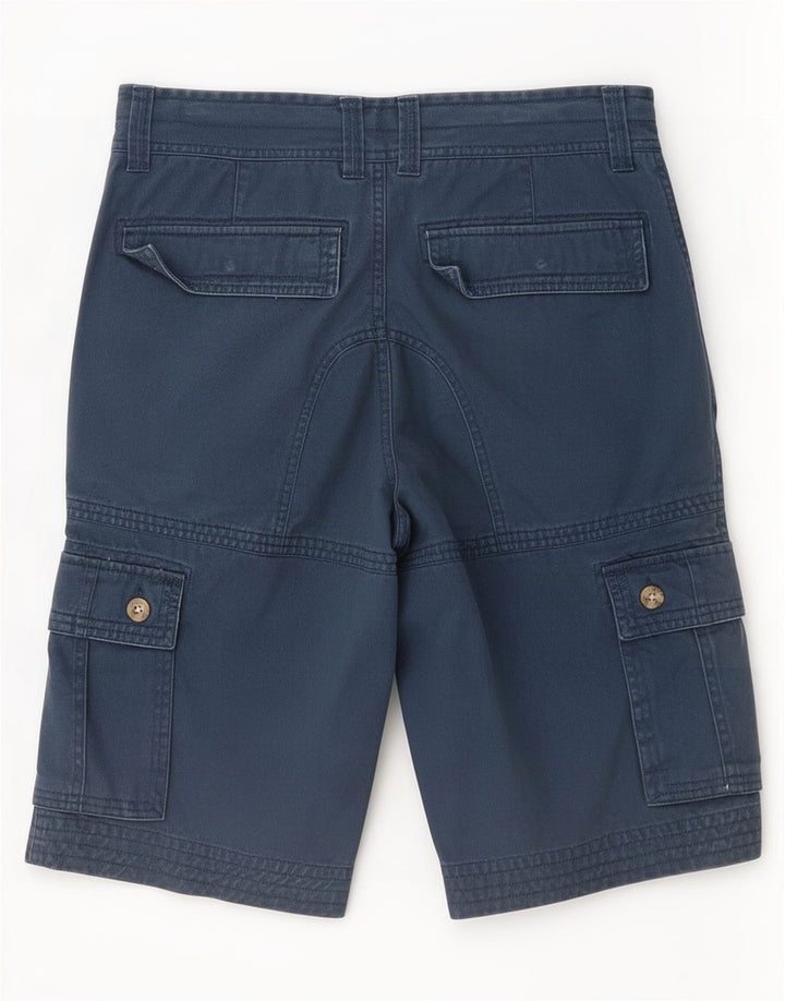 Weird Fish Herren-Cargoshorts, Größe M, W32, Marineblau, Baumwolle