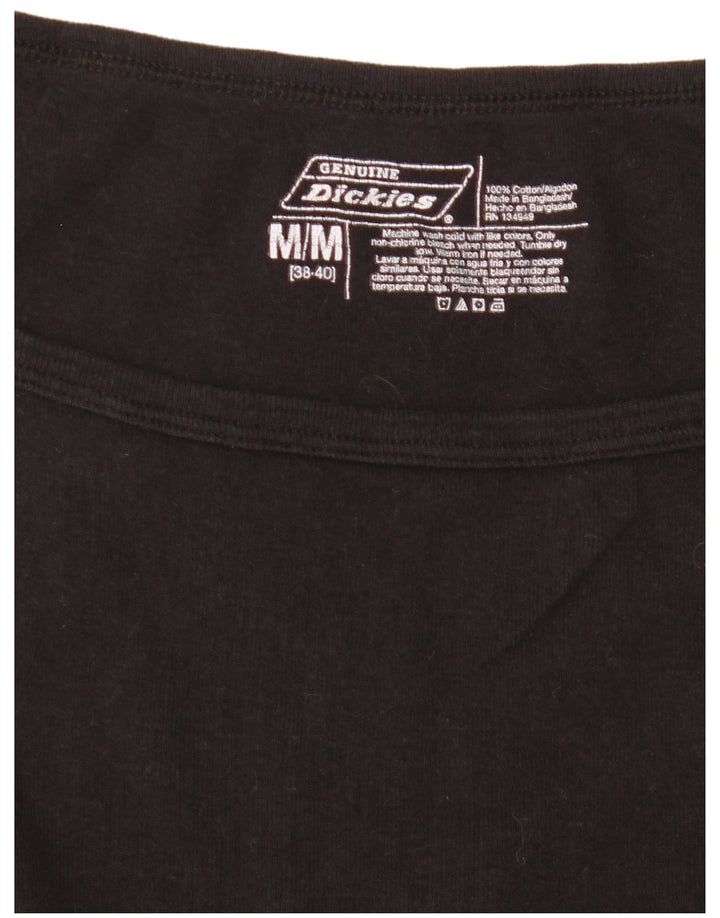 Dickies Damen Slim Vest Top UK 12 Mittelschwarze Baumwolle