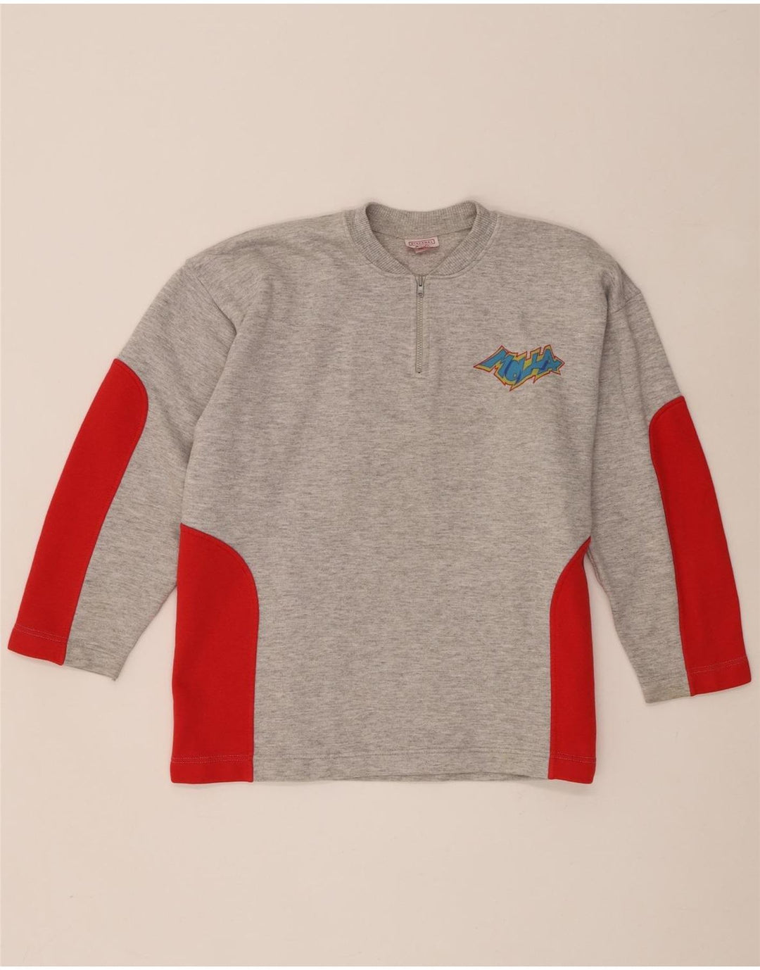 Stefanel Grafik-Sweatshirt für Jungen, 10–11 Jahre, Grau, Farbblock