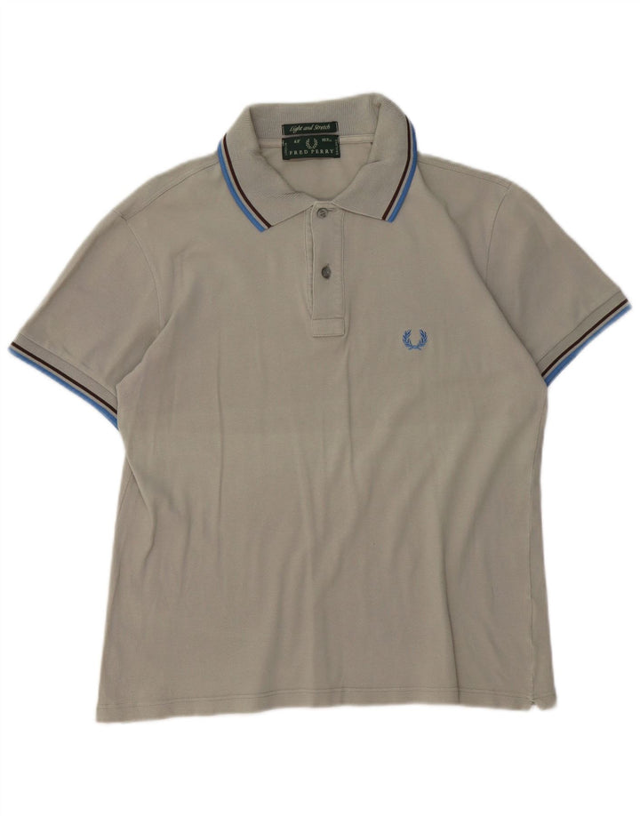 FRED PERRY Herren Poloshirt Mittelgrau