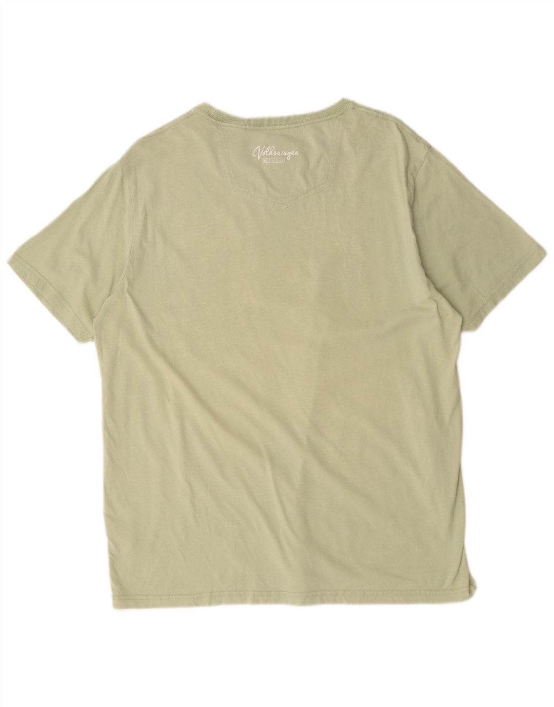 Fat Face Herren-T-Shirt mit Grafik, Größe L, Grün, Baumwolle