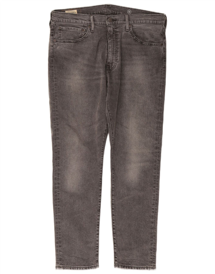 Levi's Herren Slim Tapered Jeans W36 L30 Graue Baumwolle