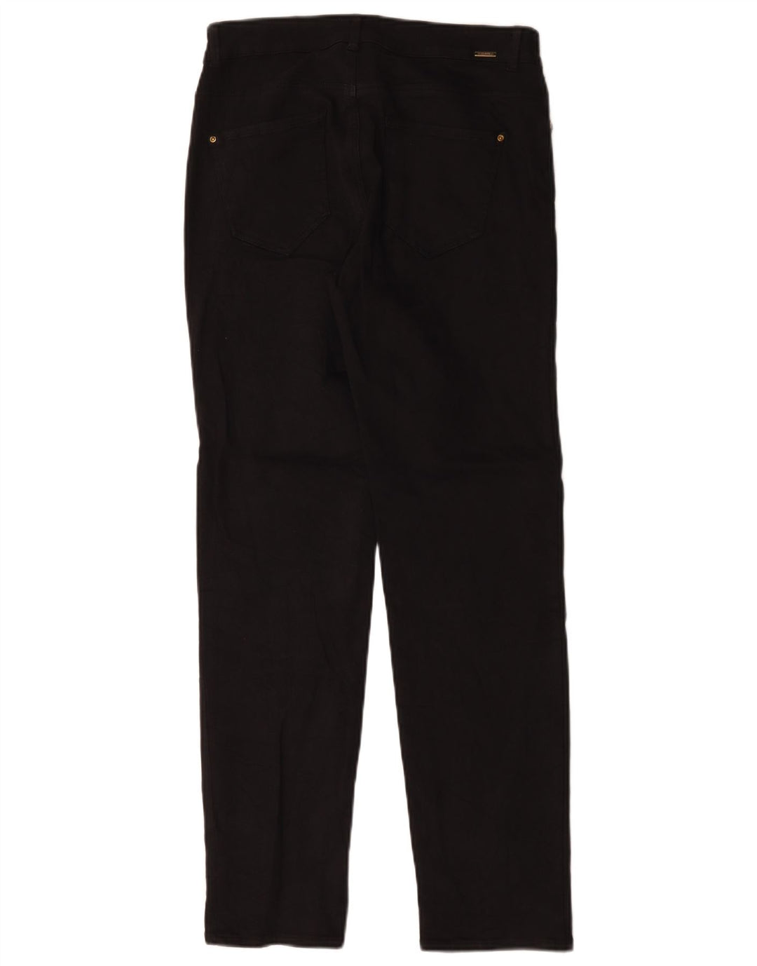 Zara Damen Straight Jeans EU 40 Medium W30 L30 Schwarze Baumwolle