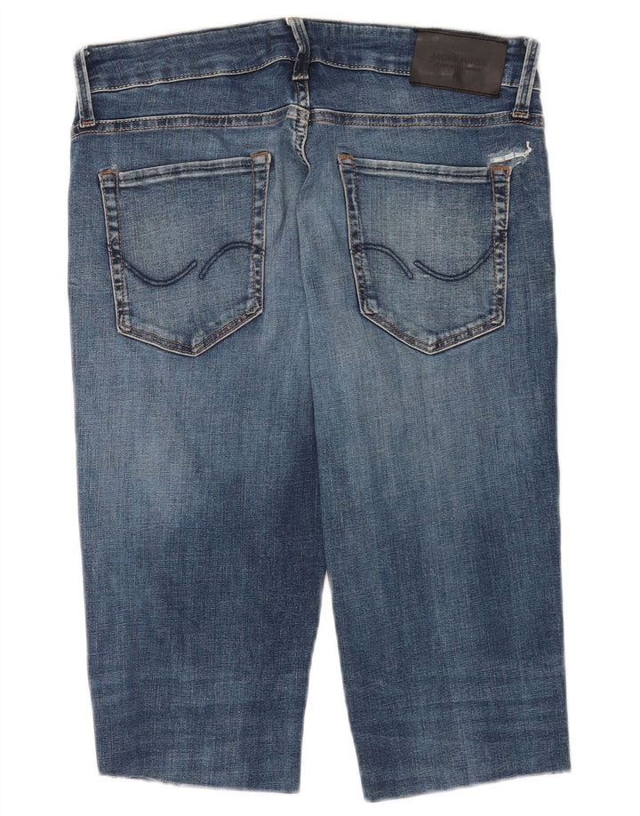 Jack & Jones Herren Jeansshorts W31 mittelblaue Baumwolle