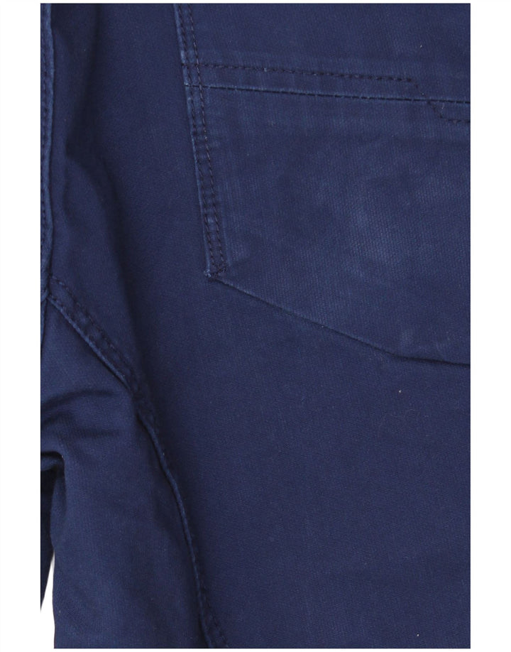 Celio Herren Cargo-Shorts W34 Große marineblaue Baumwolle