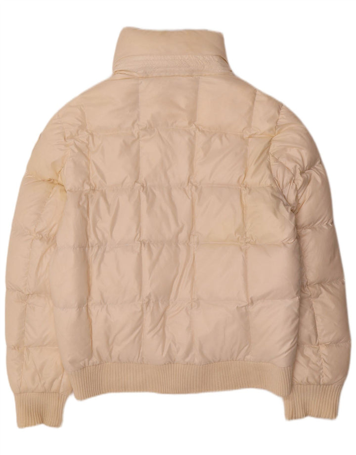 Blauer Damen Wattierte Jacke UK 20 2XL Weiß Polyamid