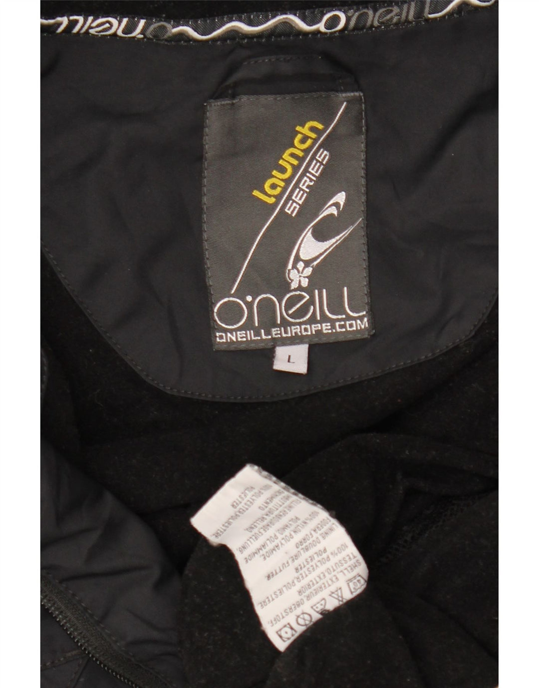 O'Neill Herren-Windbreakerjacke mit Kapuze, UK 40, Größe L, Schwarz, Polyester