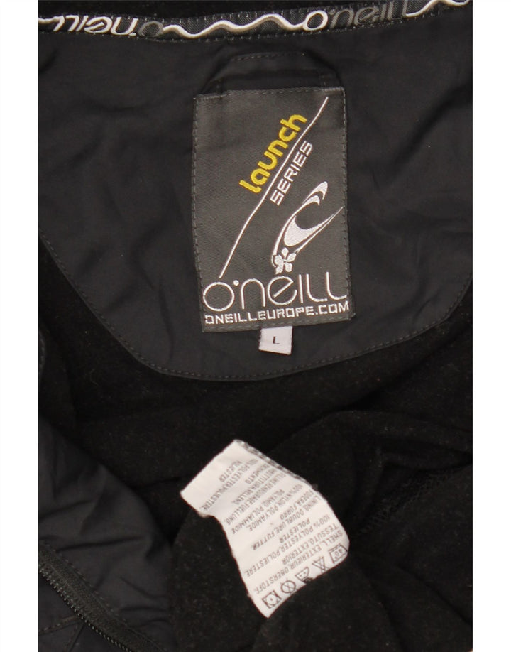 O'Neill Herren-Windbreakerjacke mit Kapuze, UK 40, Größe L, Schwarz, Polyester
