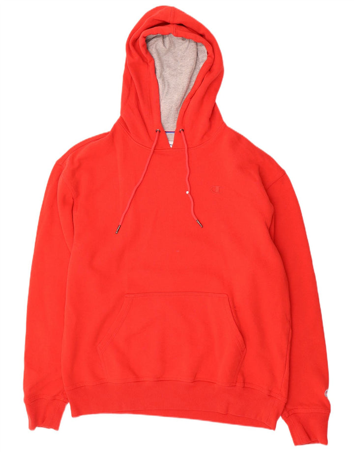Champion Herren-Kapuzenpullover, groß, aus roter Baumwolle