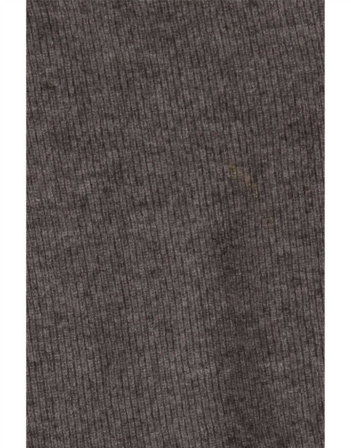 Massimo Dutti Herren Rollkragenpullover aus mittelgrauer Wolle