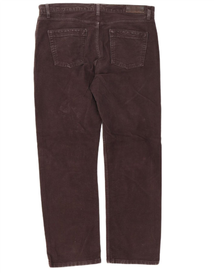 Marks & Spencer Herren-Freizeithose, normal, W36, L31, braun, Baumwolle