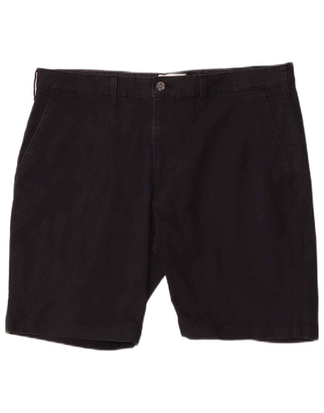 Marks & Spencer Herren-Chinoshorts W36, Größe L, Marineblau, Baumwolle