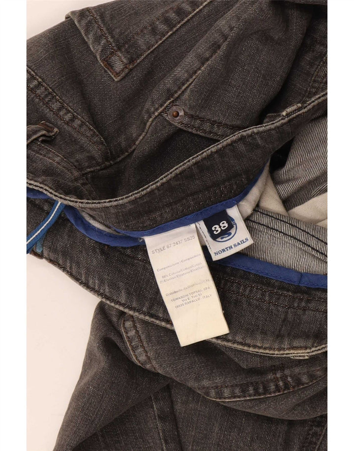 North Sails Herren Straight Jeans W38 L30 Graue Baumwolle