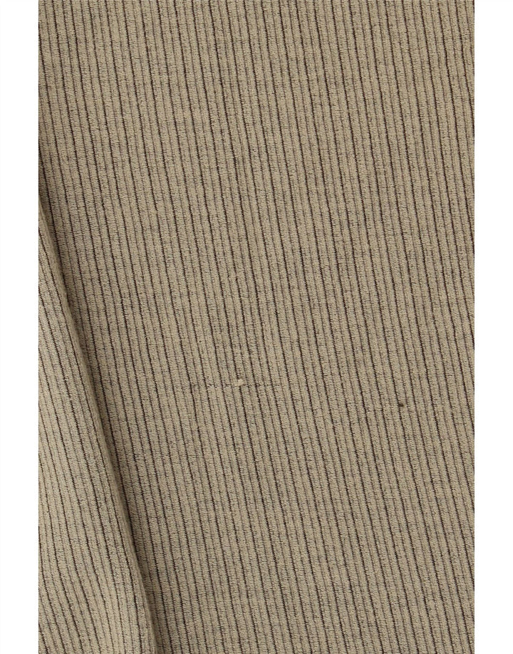 Tessitore Herren T-Shirt Top Large Grau Nadelstreifen