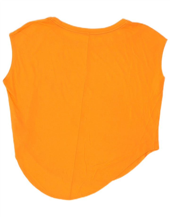 Nike Womens Graphic Vest Top UK 14 Mittelorange Baumwolle