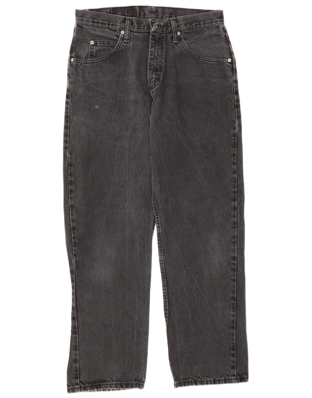 Wrangler Herren Straight Jeans W31 L30 Graue Baumwolle