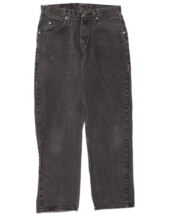 Wrangler Herren Straight Jeans W31 L30 Graue Baumwolle