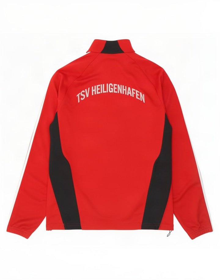 Adidas Herren-Trainingsanzug mit grafischem Pullover, UK, Größe 44/46, Größe L, Rot, Farbblock