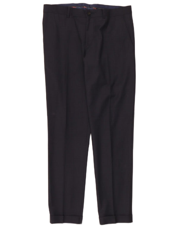 Zara Slim Chino-Hose für Herren, EU 40, M, W31, L30, Marineblau