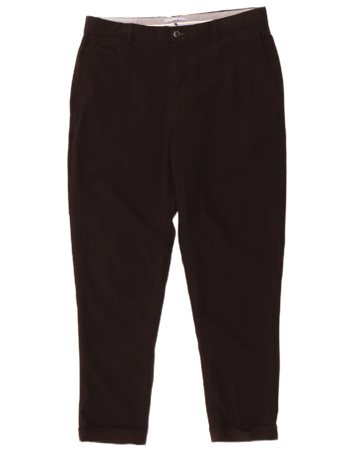 Schmale, kurze Hose für Herren von Zara, EU 38, Größe S, W30, L25, Schwarz