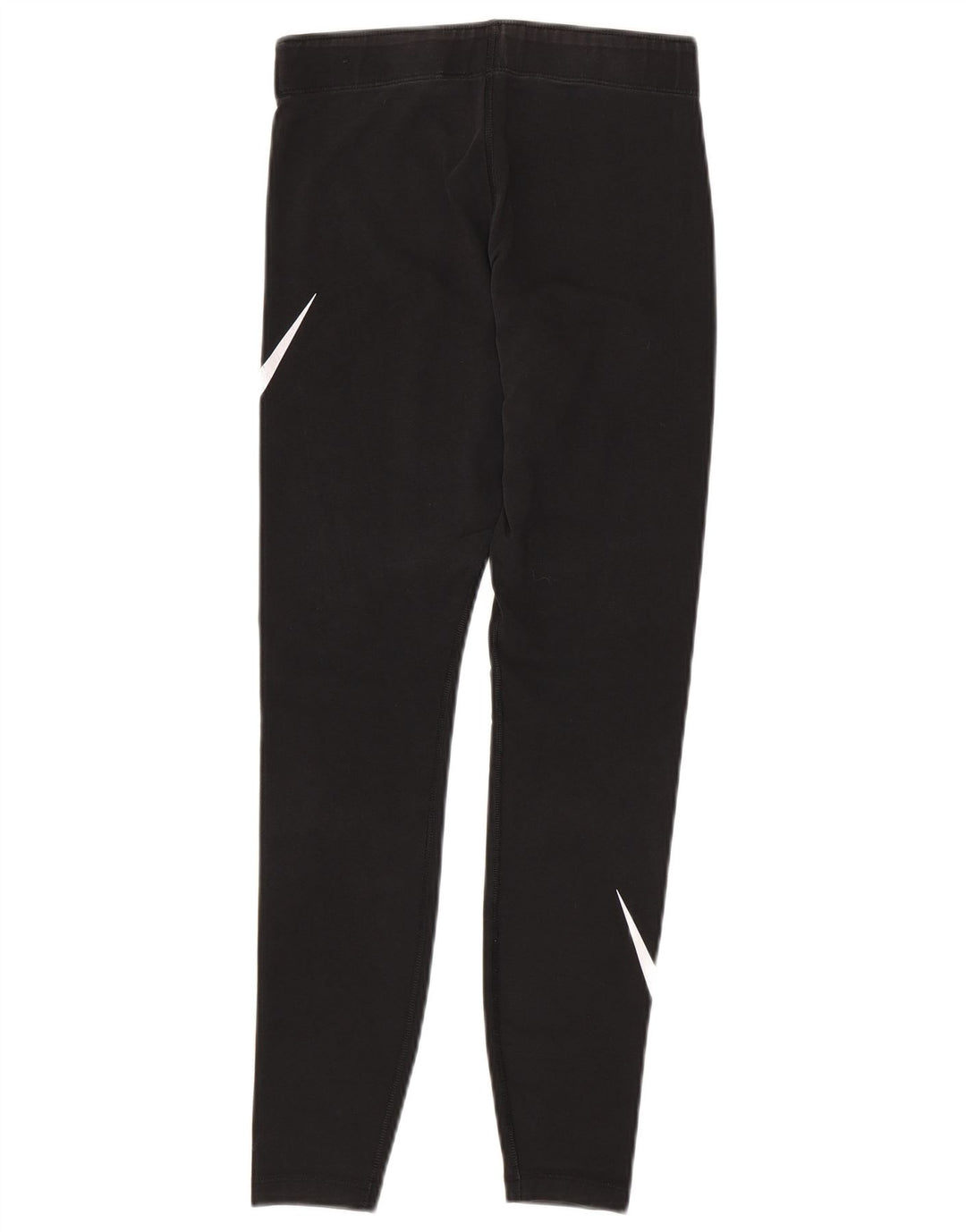 NIKE Damen Graphic Leggings UK 8 Small Schwarz Baumwolle