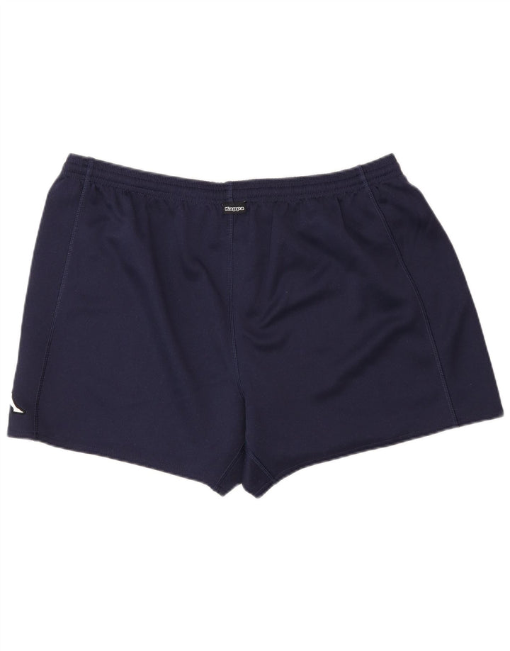 Kappa Herren-Sportshorts, groß, marineblaues Polyester