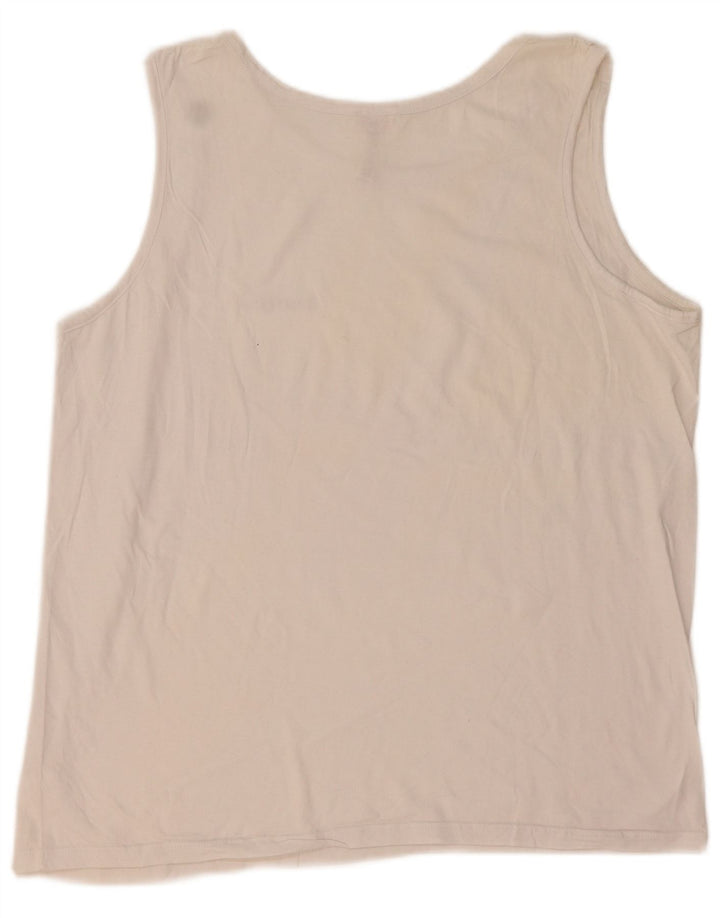 Kappa Herren Weste Top 2XL Weiße Baumwolle