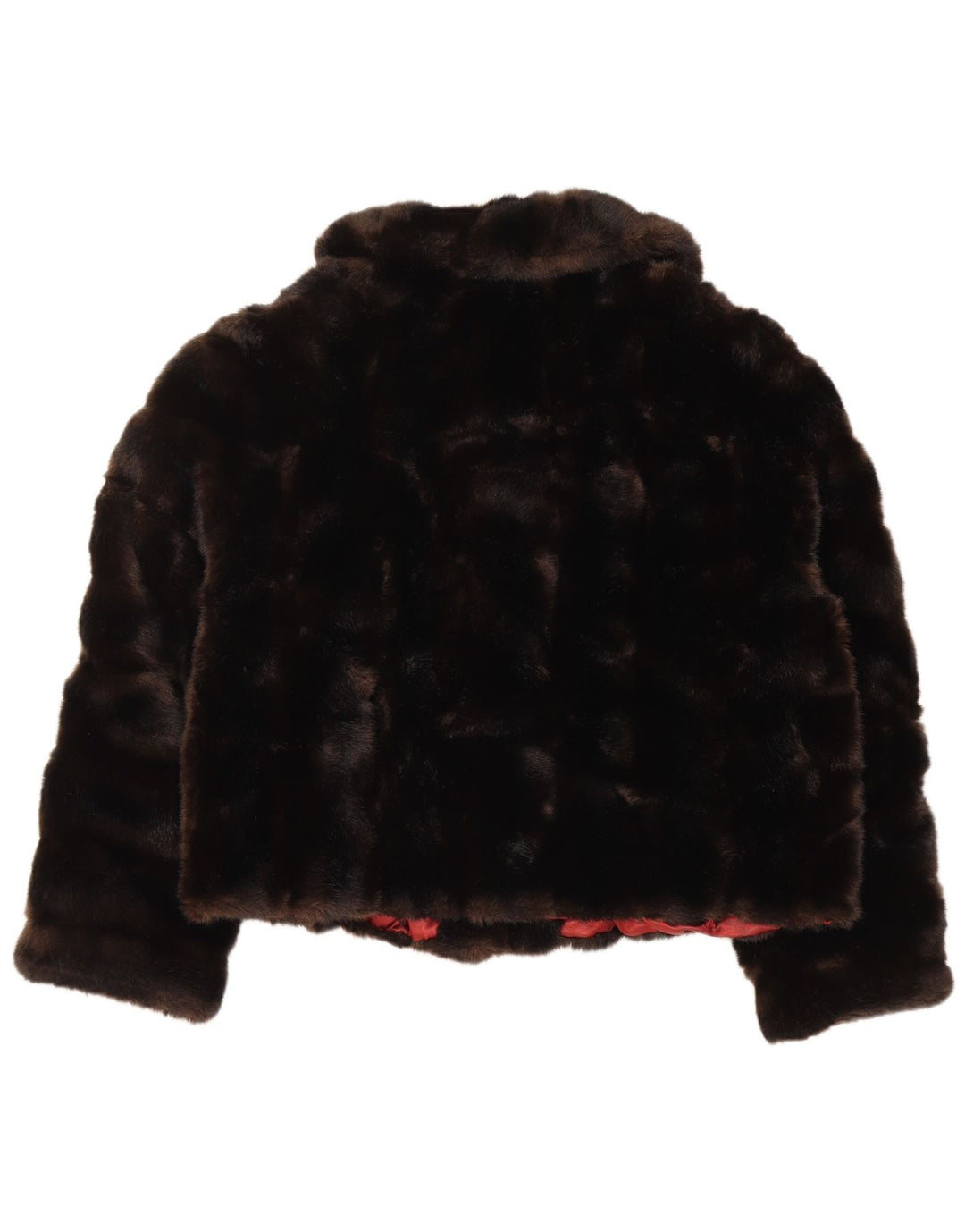 TISSAVEL Damen Kunstpelzjacke UK 18 XL Braun Polyacryl