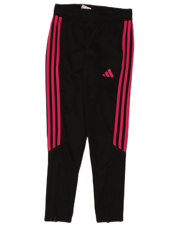 Adidas Jungen Aeroready Trainingshose 9–10 Jahre, schwarzes Polyester