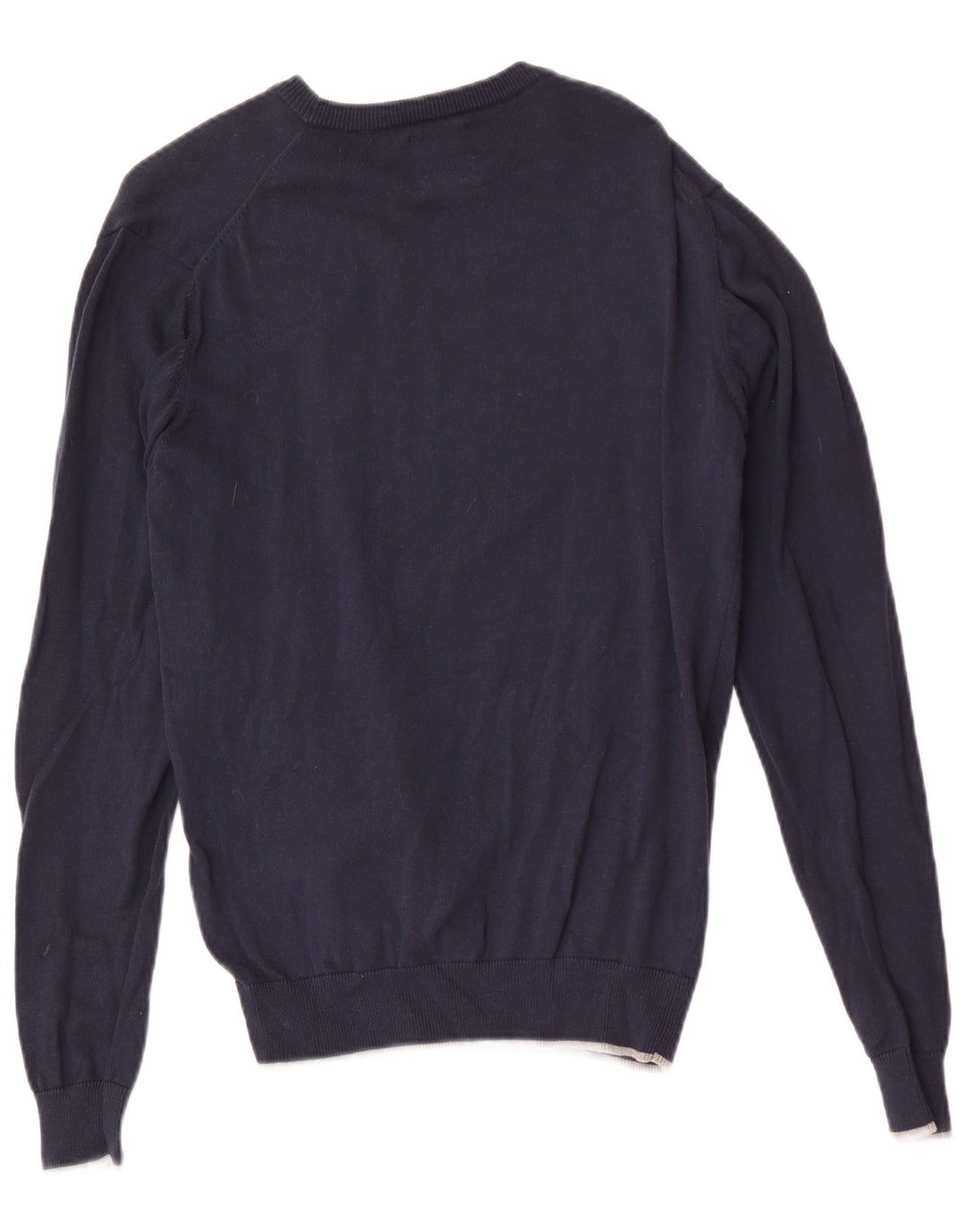 Gianmarco Venturi Herren-Pullover mit Rundhalsausschnitt, mittleres Marineblau