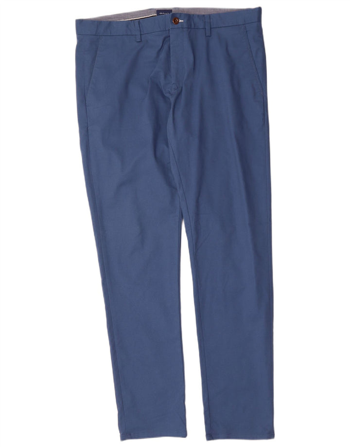 GANT Slim Chino-Hose für Herren, W36, L34, Blau