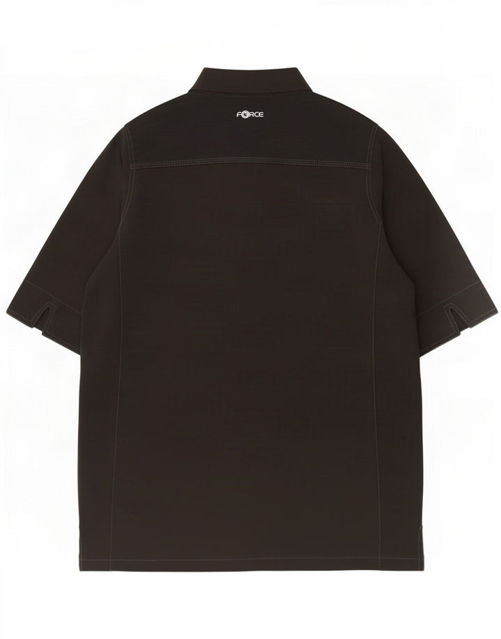 Carhartt Herren Modern Fit Kurzarm-Pulloverhemd XL Schwarz Polyester