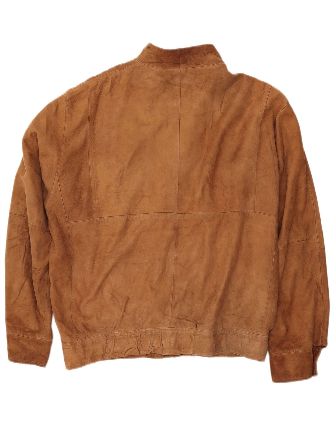 ESSEBI Herren Lederjacke EU 48 Mittelbeiges Leder