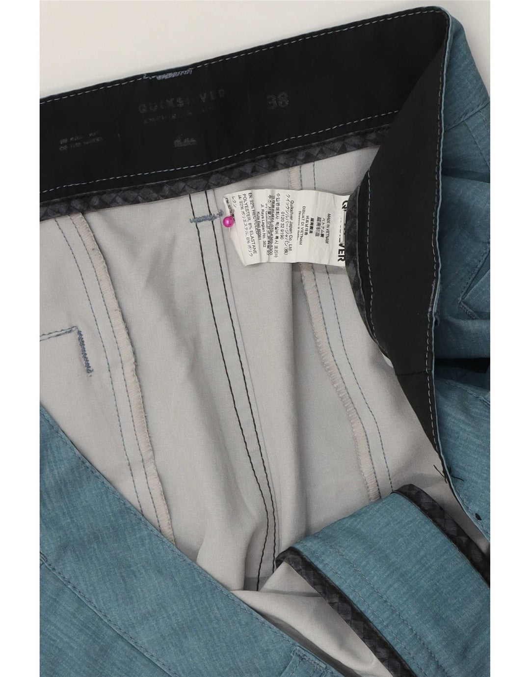 Quiksilver Herren Chinoshorts W38 XL Blau Polyester