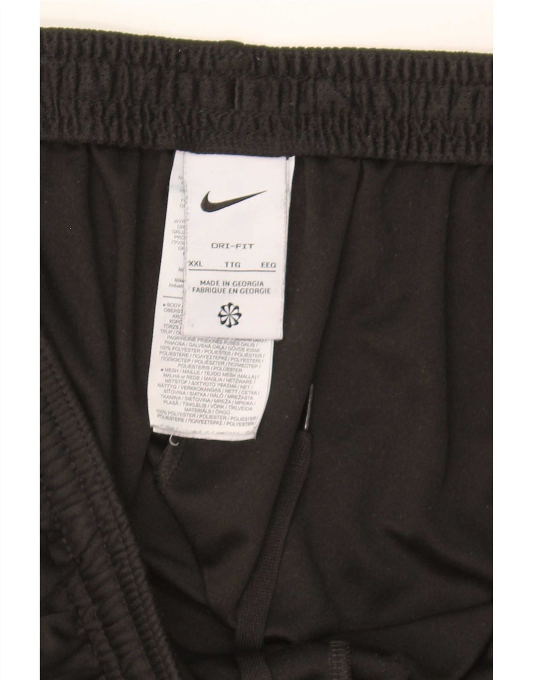 Nike Herren Dri Fit Trainingshose 2XL Schwarz Colourblock Polyester