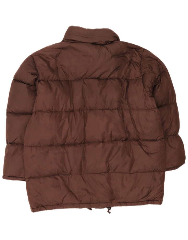Champion Herren-Jacke mit Kapuze, lockere Passform, gepolstert, UK 38, Mittelbraun